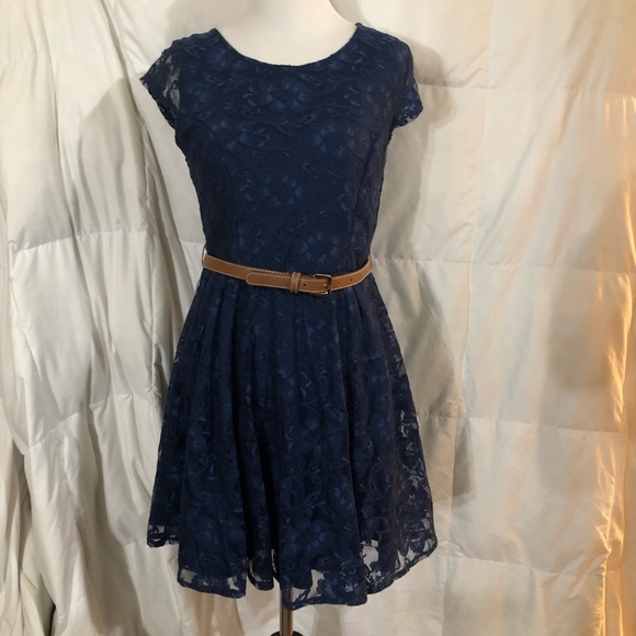 a. byer Dresses & Skirts - A. Byer Blue lace dress